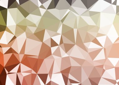 Dışbükey geometrik şekilli soyut renk arkaplanı, üçgen ve çokgen desenli illüstrasyon