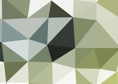 Dışbükey geometrik şekilli soyut renk arkaplanı, üçgen ve çokgen desenli illüstrasyon