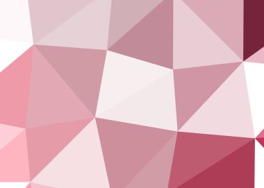 Dışbükey geometrik şekilli soyut renk arkaplanı, üçgen ve çokgen desenli illüstrasyon