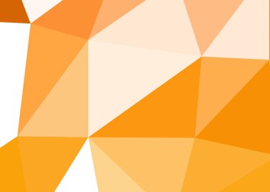 Dışbükey geometrik şekilli soyut renk arkaplanı, üçgen ve çokgen desenli illüstrasyon