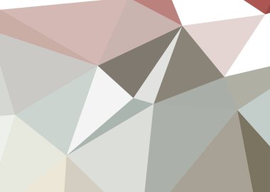 Dışbükey geometrik şekilli soyut renk arkaplanı, üçgen ve çokgen desenli illüstrasyon