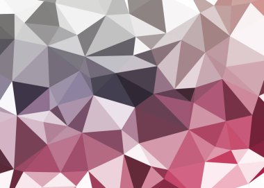 Dışbükey geometrik şekilli soyut renk arkaplanı, üçgen ve çokgen desenli illüstrasyon