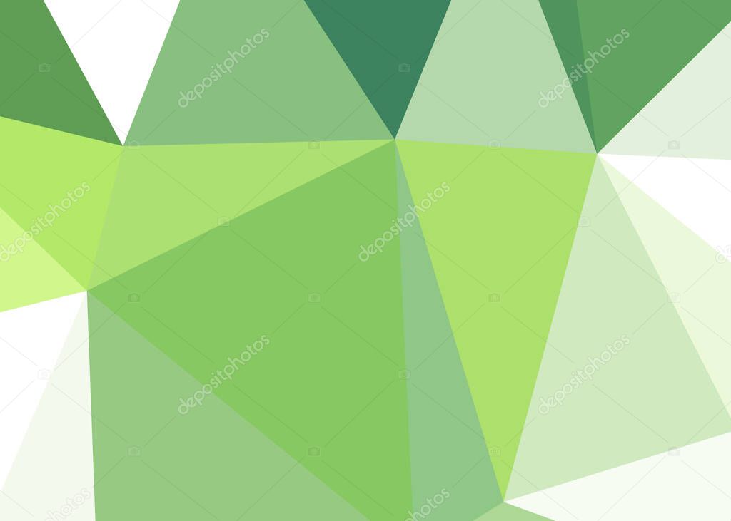 Abstract color background with convex geometric figures, illustration with triangles and polygons pattern