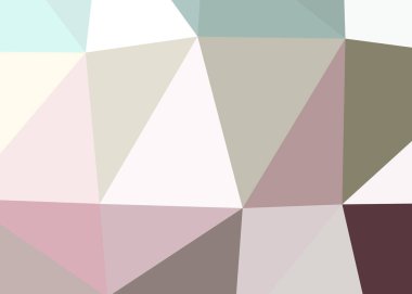 Dışbükey geometrik şekilli soyut renk arkaplanı, üçgen ve çokgen desenli illüstrasyon