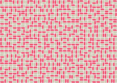 Soyut Geometrik Desen üretken hesaplama sanatı çizimi