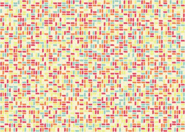 Soyut Geometrik Desen üretken hesaplama sanatı çizimi