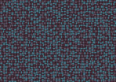 Soyut Geometrik Desen üretken hesaplama sanatı çizimi