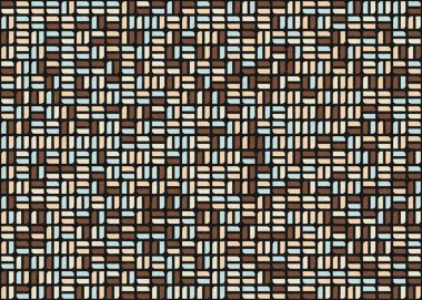 Soyut Geometrik Desen üretken hesaplama sanatı çizimi