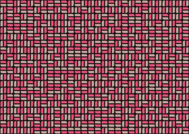 Soyut Geometrik Desen üretken hesaplama sanatı çizimi