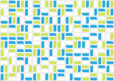 Soyut Geometrik Desen üretken hesaplama sanatı çizimi