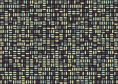 Soyut Geometrik Desen üretken hesaplama sanatı çizimi