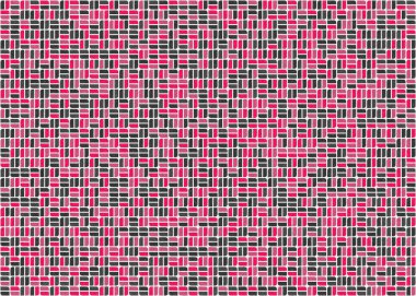 Soyut Geometrik Desen üretken hesaplama sanatı çizimi