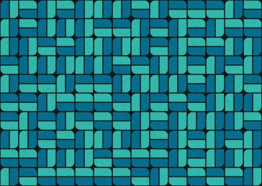 Soyut Geometrik Desen üretken hesaplama sanatı çizimi