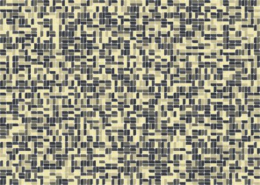 Soyut Geometrik Desen üretken hesaplama sanatı çizimi