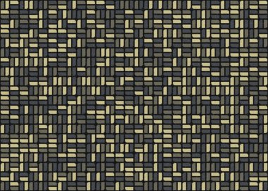 Soyut Geometrik Desen üretken hesaplama sanatı çizimi