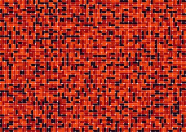 Soyut Geometrik Desen üretken hesaplama sanatı çizimi