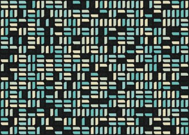 Soyut Geometrik Desen üretken hesaplama sanatı çizimi