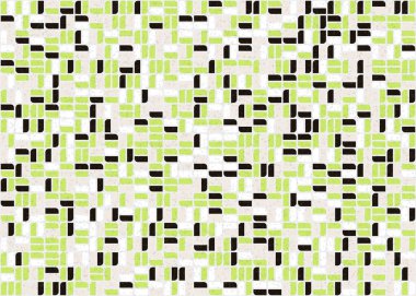 Soyut Geometrik Desen üretken hesaplama sanatı çizimi