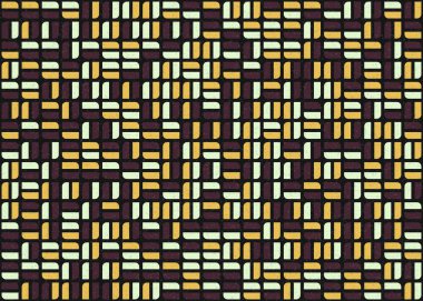 Soyut Geometrik Desen üretken hesaplama sanatı çizimi