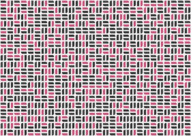 Soyut Geometrik Desen üretken hesaplama sanatı çizimi