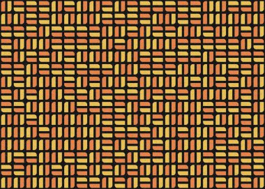 Soyut Geometrik Desen üretken hesaplama sanatı çizimi
