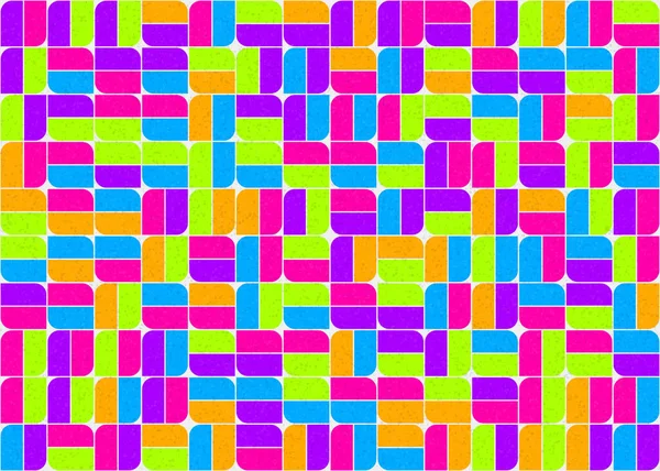 Abstrakte Geometrische Muster Generative Computergestützte Kunstillustration — Stockvektor