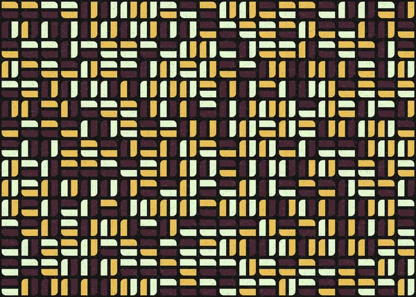 Soyut Geometrik Desen üretken hesaplama sanatı çizimi