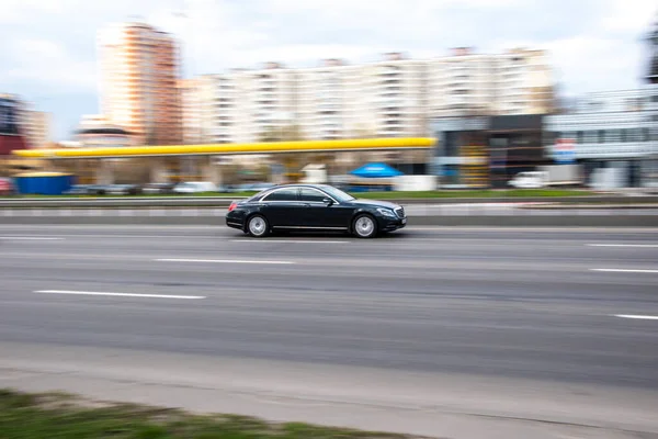 Ukrajina Kyjev Dubna 2021 Mercedes Benz Třída Ulici — Stock fotografie