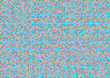 Soyut Geometrik Desen üretken hesaplama sanatı çizimi