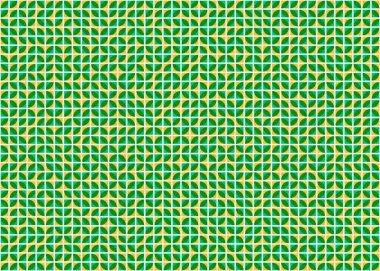 Soyut Geometrik Desen üretken hesaplama sanatı çizimi