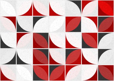 Soyut Geometrik Desen üretken hesaplama sanatı çizimi