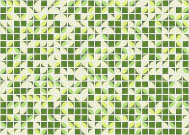 Soyut Geometrik Desen üretken hesaplama sanatı çizimi