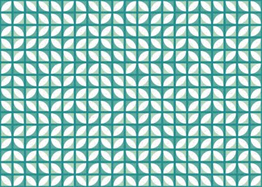 Soyut Geometrik Desen üretken hesaplama sanatı çizimi