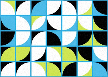 Soyut Geometrik Desen üretken hesaplama sanatı çizimi