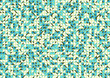 Soyut Geometrik Desen üretken hesaplama sanatı çizimi