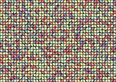 Soyut Geometrik Desen üretken hesaplama sanatı çizimi