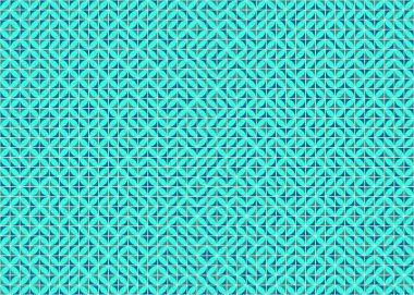 Soyut Geometrik Desen üretken hesaplama sanatı çizimi