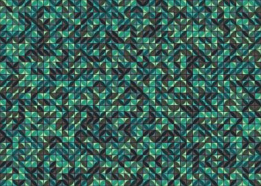 Soyut Geometrik Desen üretken hesaplama sanatı çizimi