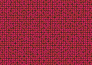 Soyut Geometrik Desen üretken hesaplama sanatı çizimi