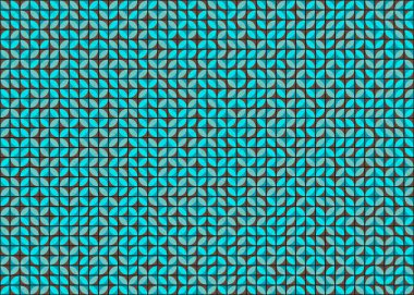 Soyut Geometrik Desen üretken hesaplama sanatı çizimi