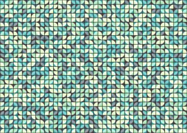 Soyut Geometrik Desen üretken hesaplama sanatı çizimi