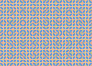 Soyut Geometrik Desen üretken hesaplama sanatı çizimi