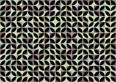 Soyut Geometrik Desen üretken hesaplama sanatı çizimi