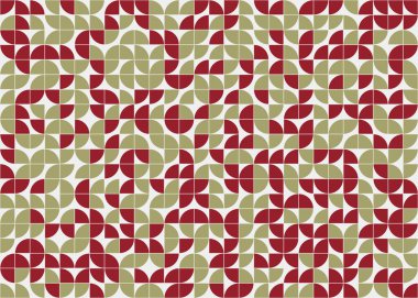 Soyut Geometrik Desen üretken hesaplama sanatı çizimi