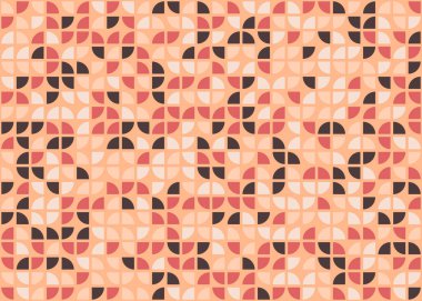 Soyut Geometrik Desen üretken hesaplama sanatı çizimi