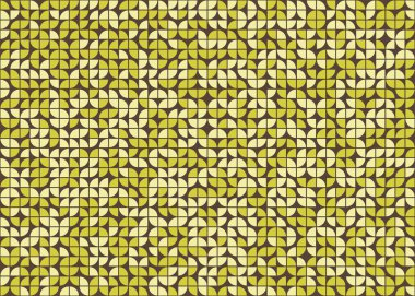 Soyut Geometrik Desen üretken hesaplama sanatı çizimi