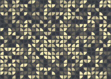 Soyut Geometrik Desen üretken hesaplama sanatı çizimi