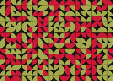 Soyut Geometrik Desen üretken hesaplama sanatı çizimi