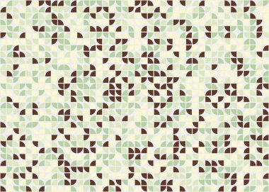 Soyut Geometrik Desen üretken hesaplama sanatı çizimi