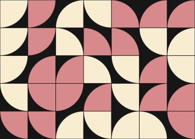 Soyut Geometrik Desen üretken hesaplama sanatı çizimi